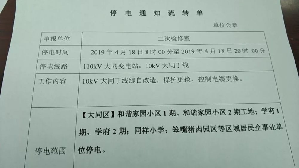 大兴区最新停电通知及其影响分析