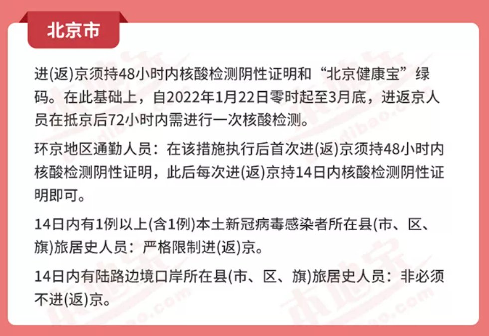 今日北京进出京最新政策详解